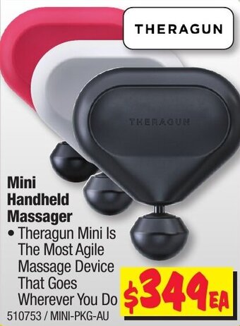 JB Hi-Fi Theragun Mini Handheld Massager offer