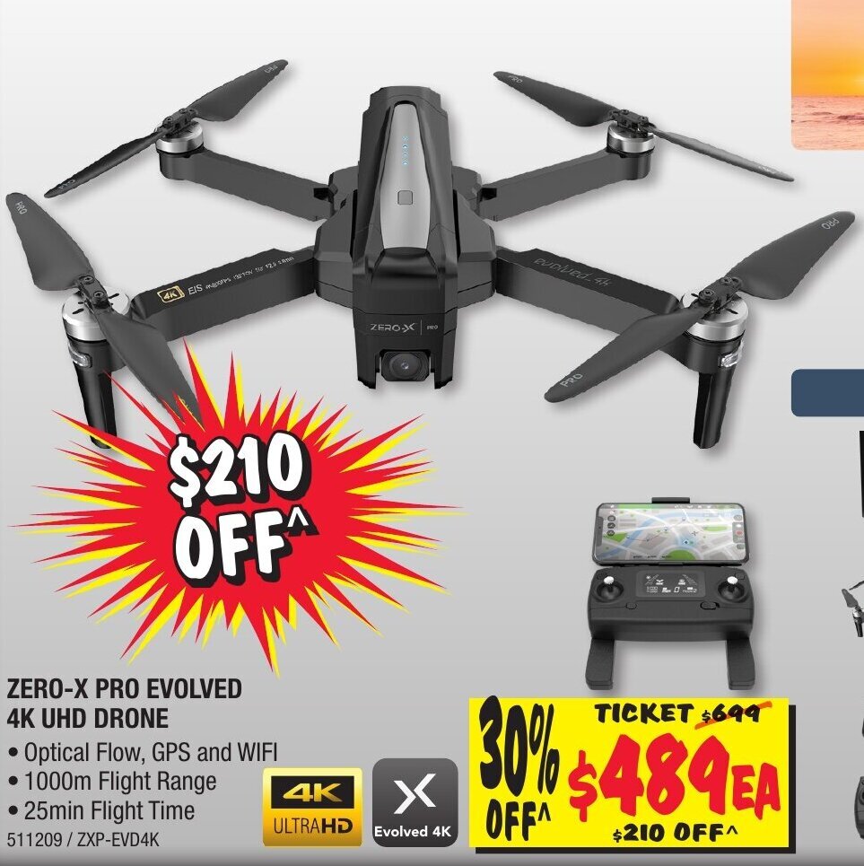 evolved 4k drone