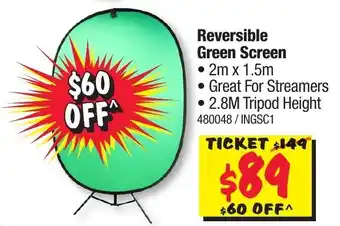 Influencer Reversible Green Screen