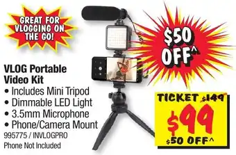 JB Hi-Fi Influencer Vlog Portable Video Kit offer