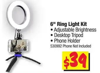 JB Hi-Fi Influencer 6" Ring Light Kit offer