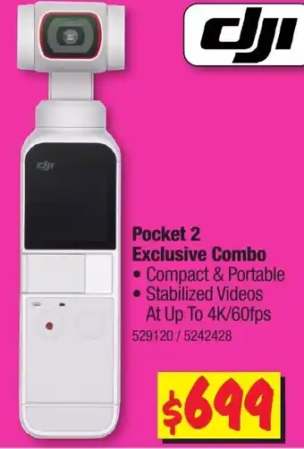 JB Hi-Fi DJI Pocket Exclusive Combo offer