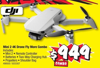 JB Hi-Fi DJI Mini 2 4K Drone Fly More Combo offer