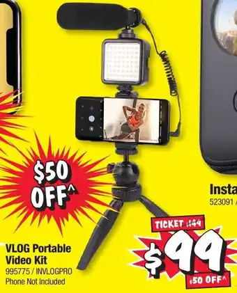 JB Hi-Fi Vlog Portable Video Kit offer
