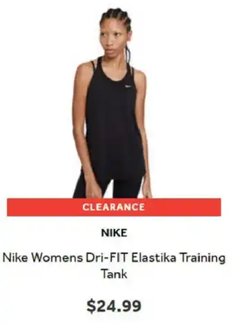Rebel Nike Womens Dri-Fit Elastika Training Tank offer