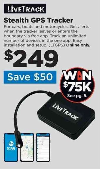 Repco Stealth GPS Tracker offer