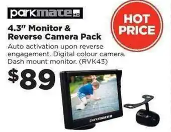 Repco 4.3" Monitor & Reverse Camera Pack offer