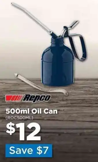 Repco 500ml Oil Can offer