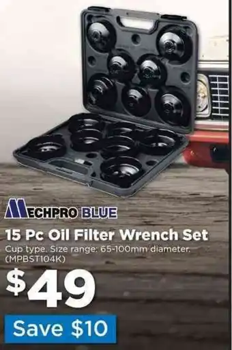 Repco 15 Pc Oil Filter Wrench Set offer