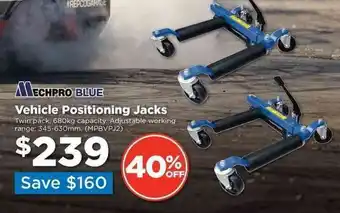 Repco Vehicle Positioning Jacks offer