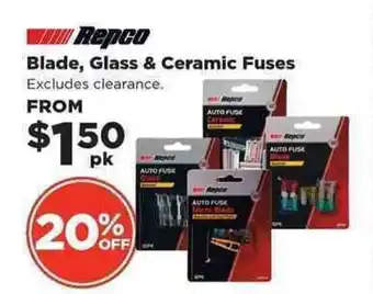 Blade, Glass & Ceramic Fuses