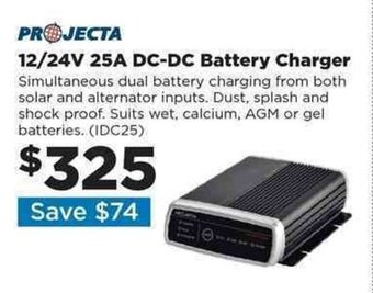 12/24V 25A DC-DC Battery Charger