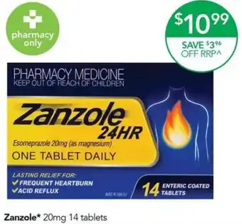 Zanzole 20mg 14 tablets