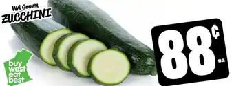 Farmer Jack's WA Grown ZUCCHINI offer