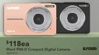 Harvey Norman Ilford PIXI-D Compact Digital Camera offer