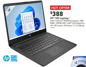 Harvey Norman HP 14S Laptop offer