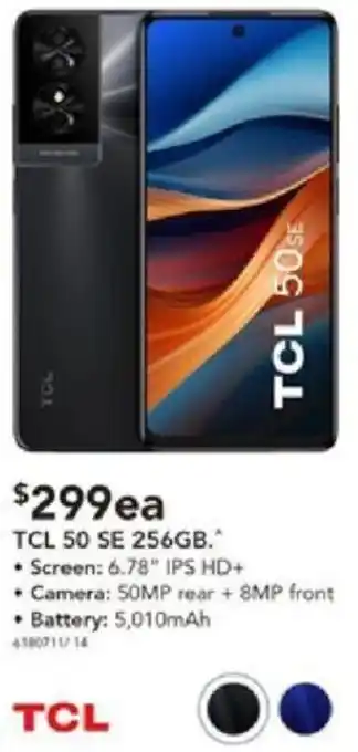 Harvey Norman TCL 50 SE 256GB offer