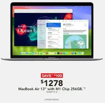 Harvey Norman MacBook Air 13" with M1 Chip 256GB offer