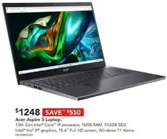 Harvey Norman Acer Aspire 5 Laptop offer