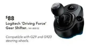 Harvey Norman Logitech 'Driving Force' Gear Shifter offer