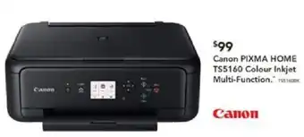 Harvey Norman Canon PIXMA HOME TS5160 Colour Inkjet Multi-Function offer