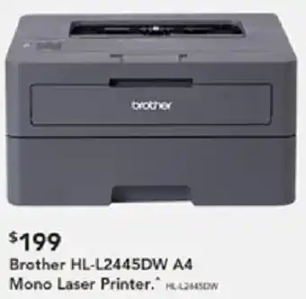 Harvey Norman Brother HL-L2445DW A4 Mono Laser Printer offer