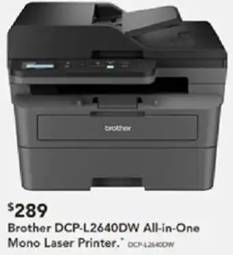 Harvey Norman Brother DCP-L2640DW All-in-One Mono Laser Printer offer