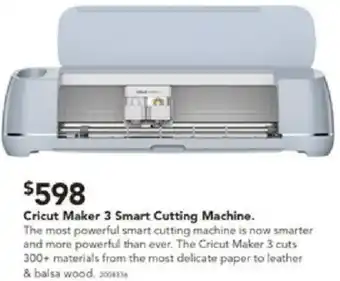 Harvey Norman Cricut Maker 3 Smart Cutting Machine offer