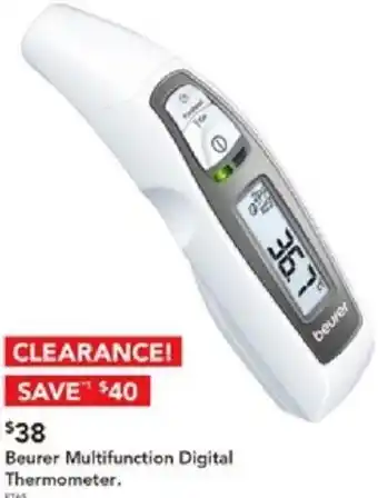 Harvey Norman Beurer Multifunction Digital Thermometer offer