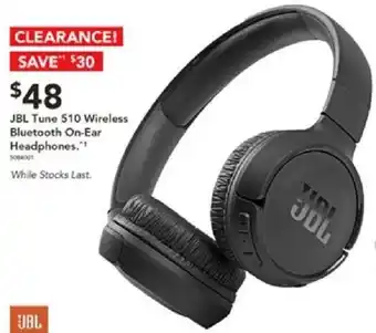 Harvey Norman JBL Tune 510 Wireless Bluetooth On-Ear Headphones offer