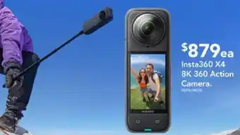 Harvey Norman Insta360 X4 8K 360 Action Camera offer