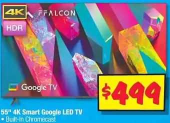 JB Hi-Fi 55" 4K Smart Google LED TV offer