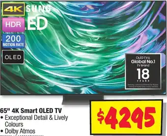 JB Hi-Fi 65" 4K Smart OLED TV offer