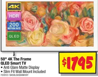 JB Hi-Fi 50" 4K The Frame QLED Smart TV offer