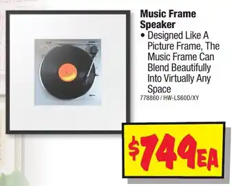 JB Hi-Fi Music Frame Speaker offer