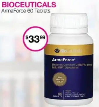 Priceline BIOCEUTICALS ArmaForce 60 Tablets offer