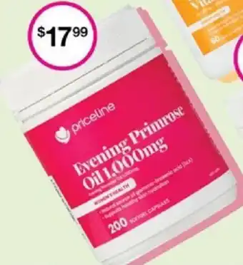 Priceline priceline Evening Primrose Oil 1.000mg offer