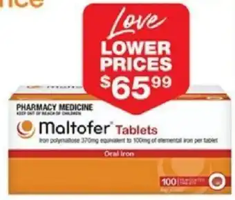 Priceline Maltofer Tablets offer