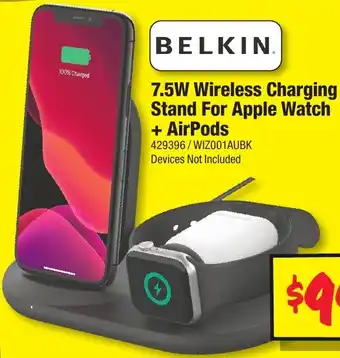 JB Hi-Fi 7.5W Wireless Charging Stand For Apple Watch + AirPods offer