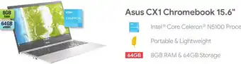 JB Hi-Fi Asus CX1 Chromebook 15.6 offer
