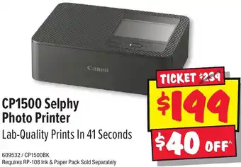 JB Hi-Fi CP1500 Selphy Photo Printer offer