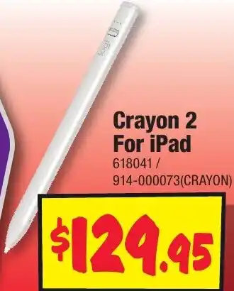 JB Hi-Fi Crayon 2 For iPad offer