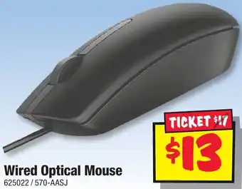 JB Hi-Fi Wired Optical Mouse offer