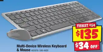 JB Hi-Fi Multi-Device Wireless Keyboard & Mouse offer