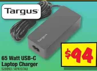 JB Hi-Fi 65 Watt USB-C Laptop Charger offer