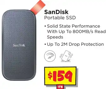 JB Hi-Fi SanDisk Portable SSD offer