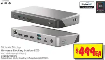 JB Hi-Fi Universal Docking Station -DX3 offer