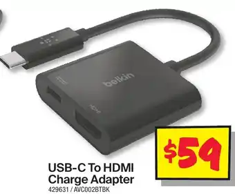 JB Hi-Fi USB-C To HDMI Charge Adapter offer