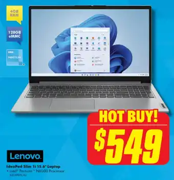 The Good Guys Lenovo IdeaPad Slim 1i 15.6" Laptop offer