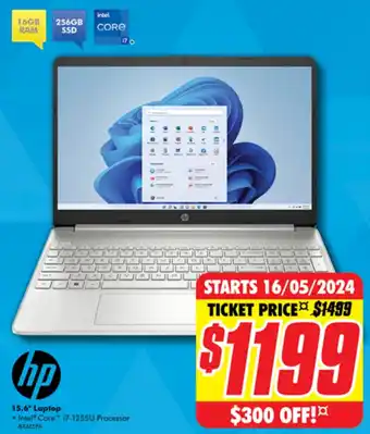 The Good Guys hp 15.6" Laptop offer